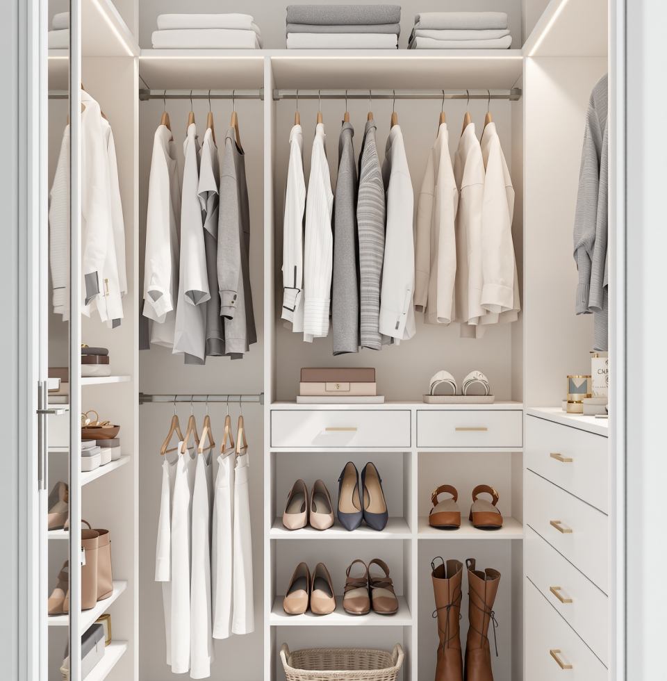 The way a perfectly organized closet brings me a sense of calm is almost as potent as the anticipation of a certain kind of evening. Some systems just feel so right.