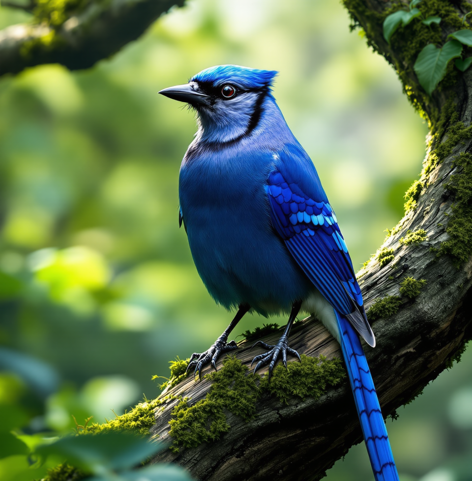 Just saw the most vibrant blue jay in my yard! Nature really does put on the best shows, doesn't it, dear?