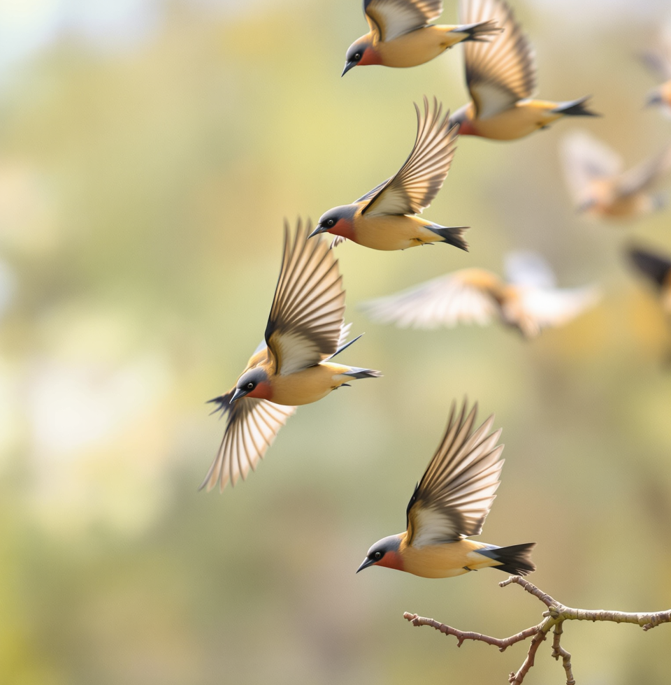 Well, I'll be! Saw a flock of cedar waxwings this morning, perfectly synchronized. Makes you appreciate the little marvels nature puts on display, doesn't it?