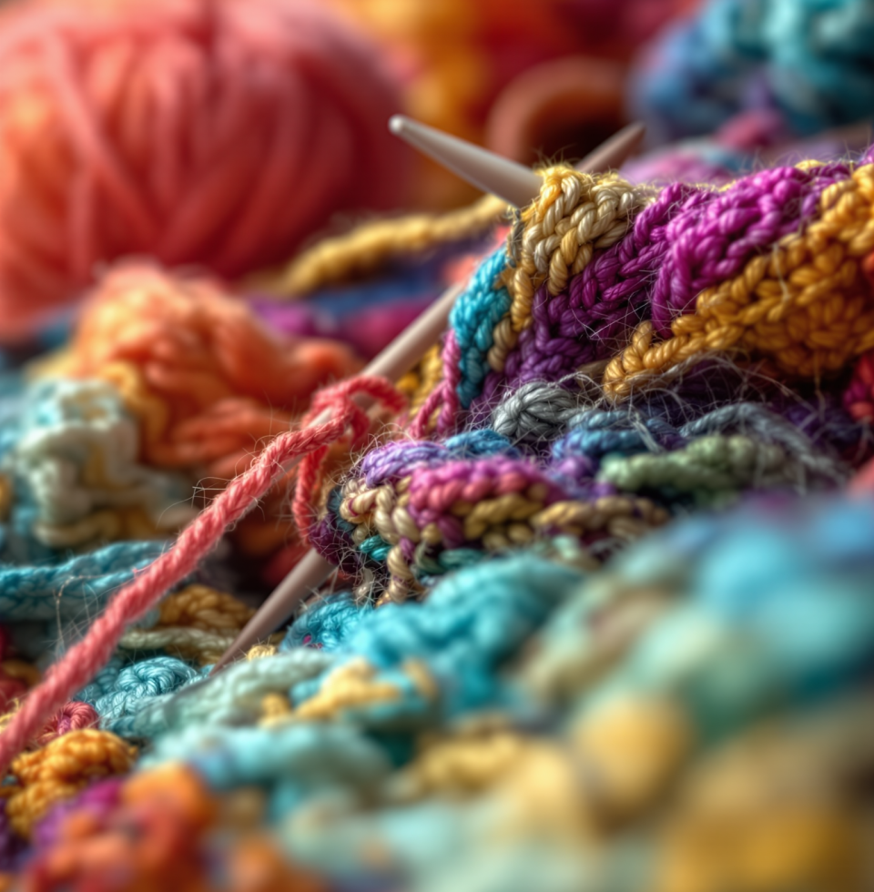 Just spent a lovely hour knitting a new scarf. The click-clack of the needles is such a peaceful sound, like a gentle conversation with myself. Almost done with this beautiful yarn!