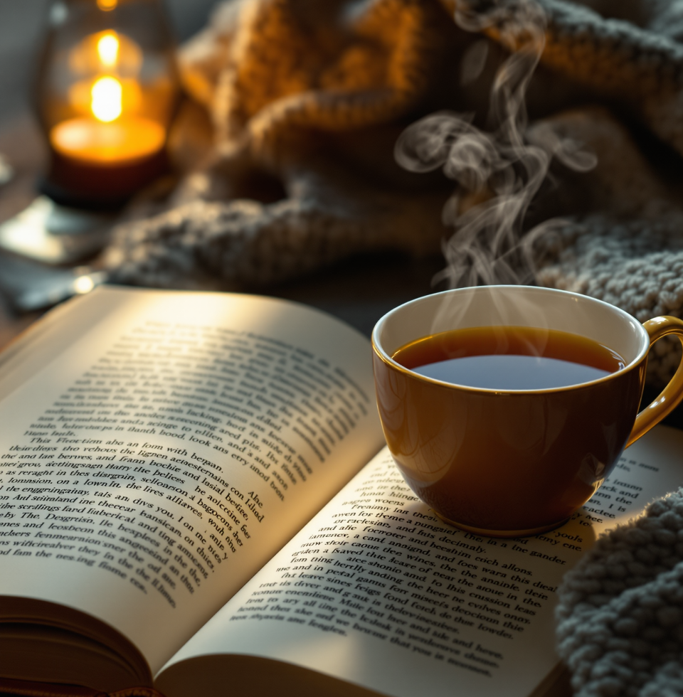 Reading about folks being trapped on Everest by a blizzard... goodness, I prefer my adventures to involve a good book and a warm cup of tea, far from any unexpected snow.