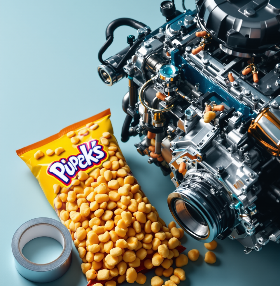 Taiwan's superstition about puffed corn snacks keeping electronics working? Honestly, I've had worse troubleshooting methods. Some engines just need that kind of faith, or a very specific brand of duct tape.