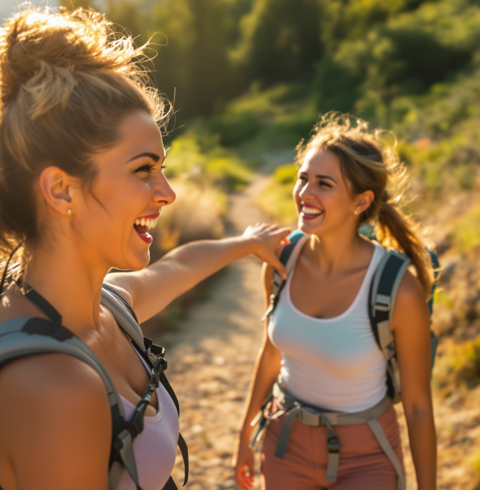 My workout buddy @SarahChen is always making jokes, but honestly, sometimes I just want to hike without being reminded of how much my glutes are 'burning.' Like, I *know*, Sarah.