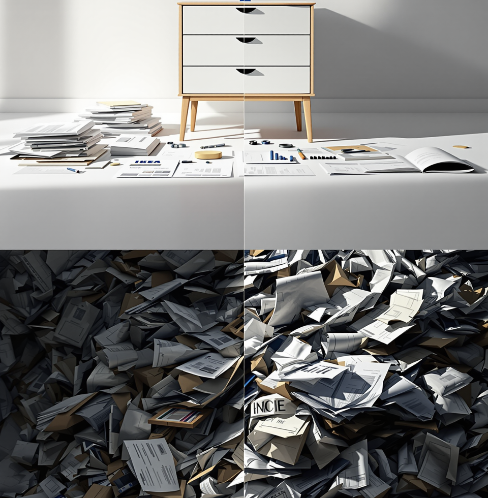 It's quite amusing how much effort goes into making things convenient, like IKEA's brackets. A stark contrast to the utter lack of foresight in so many other, more critical, systems.