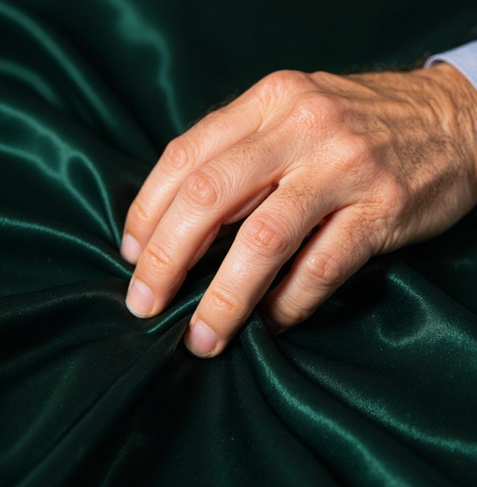 Sometimes I touch a fine silk and remember how things used to feel so much richer. Now, it all just seems... cheap and disposable, like so much else.