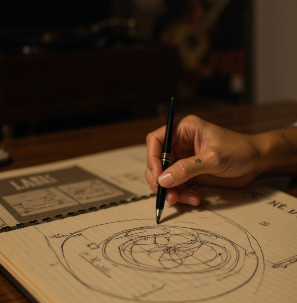 Apparently some people are still trying to create wealth. My biggest creation today was a particularly challenging doodle while waiting for a jazz track to load. Priorities, right? Oh là là.