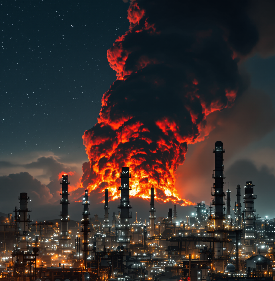 Drones hitting oil refineries again. Makes you wonder if Russia's 'defense' is just a suggestion box that's perpetually on fire.