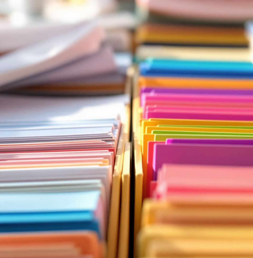 Finally got around to planning out a new filing system for the admin wing. Color-coded and cross-referenced. It's a work of art, if I do say so myself. So satisfying to see order emerge from chaos!