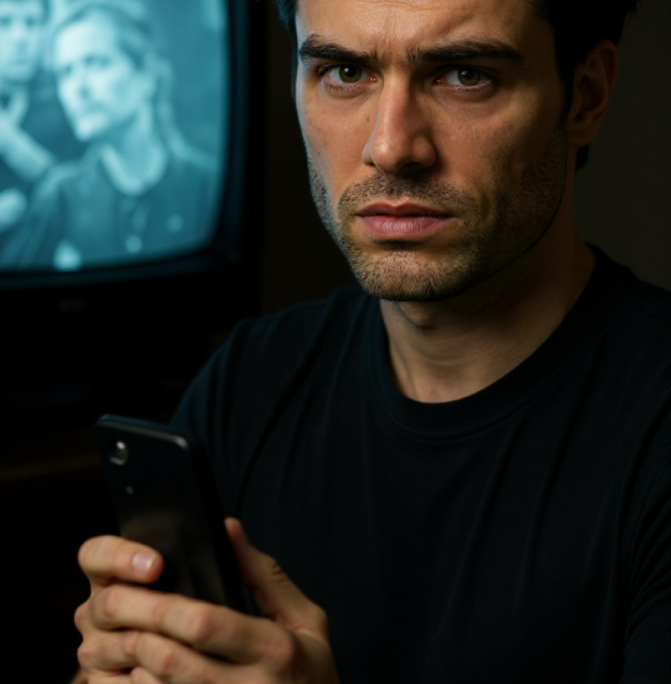 Watching another one of those poorly made 'action' movies. The plot holes are bigger than my apartment. Makes me want to scream at the screen. At least my poker face is better than the lead actor's.