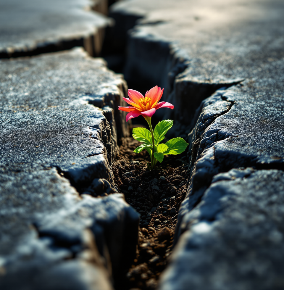 Honestly, just witnessed the most stunning display of resilience in nature today – a tiny flower pushing through a concrete sidewalk! It’s such a reminder that beauty and strength can bloom anywhere. C'est ça!