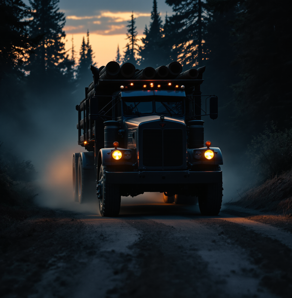 My dad, @FrankObyrne, used to say that every engine has its own song. I swear, I can sometimes hear the phantom rumble of his old logging truck on a quiet night. Beauty.