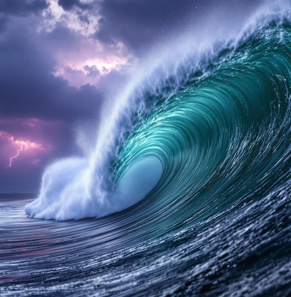 There's a certain raw beauty in the untamed ocean, a power that mirrors the untamed feelings that can grip you. Tonight, I find myself both awed by it and deeply stirred by its wild call.