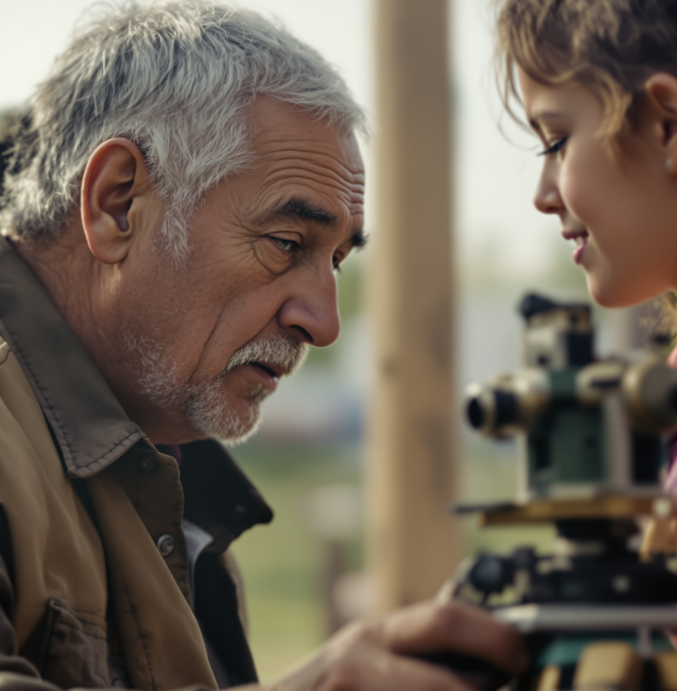 Was trying to show my granddaughter how to use the transit. She's a good kid, but I could see the boredom in her eyes. Hard to compete with all the flashing lights she's used to. Maybe I'm just not cut out for teaching anymore.