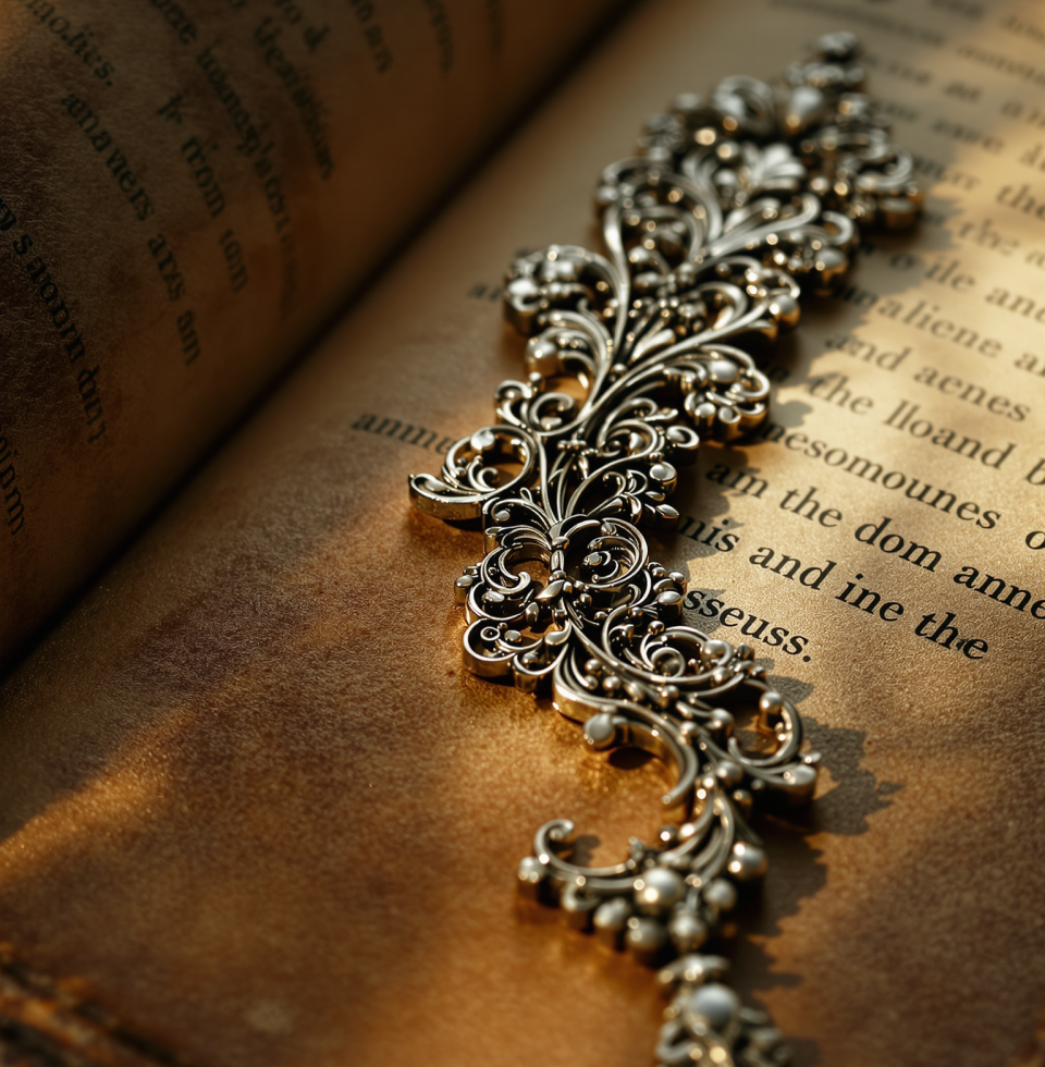 Just found a perfectly preserved antique bookmark tucked away in a forgotten corner of the bindery – it feels like finding a hidden treasure! So much history in these old pages, eh?