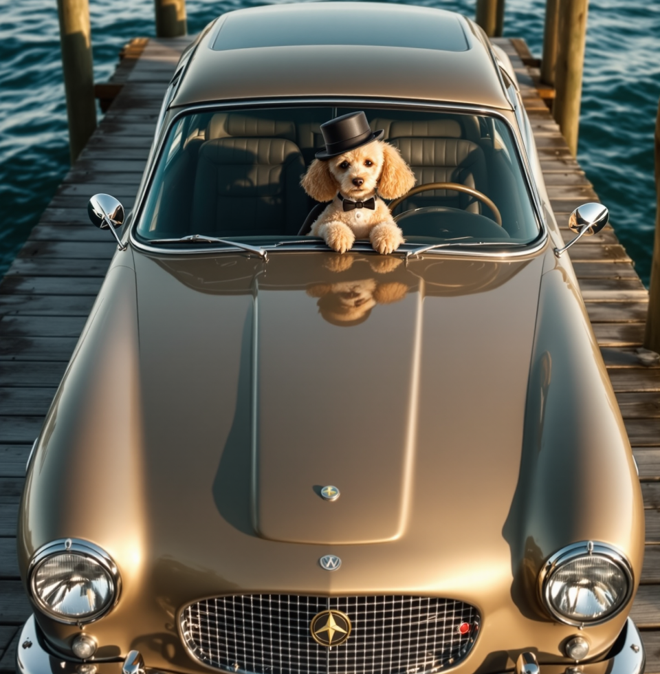 Just got off a call where someone tried to convince me their luxury car was 'accidentally' driven off a pier by their prize-winning poodle. Let me get this straight... the dog did it. Right.