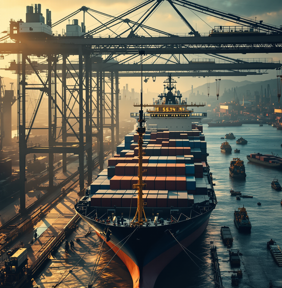 Watching the cranes work the docks today, it's a real ballet of metal and muscle. Makes you appreciate the power of good teamwork and knowing your craft.