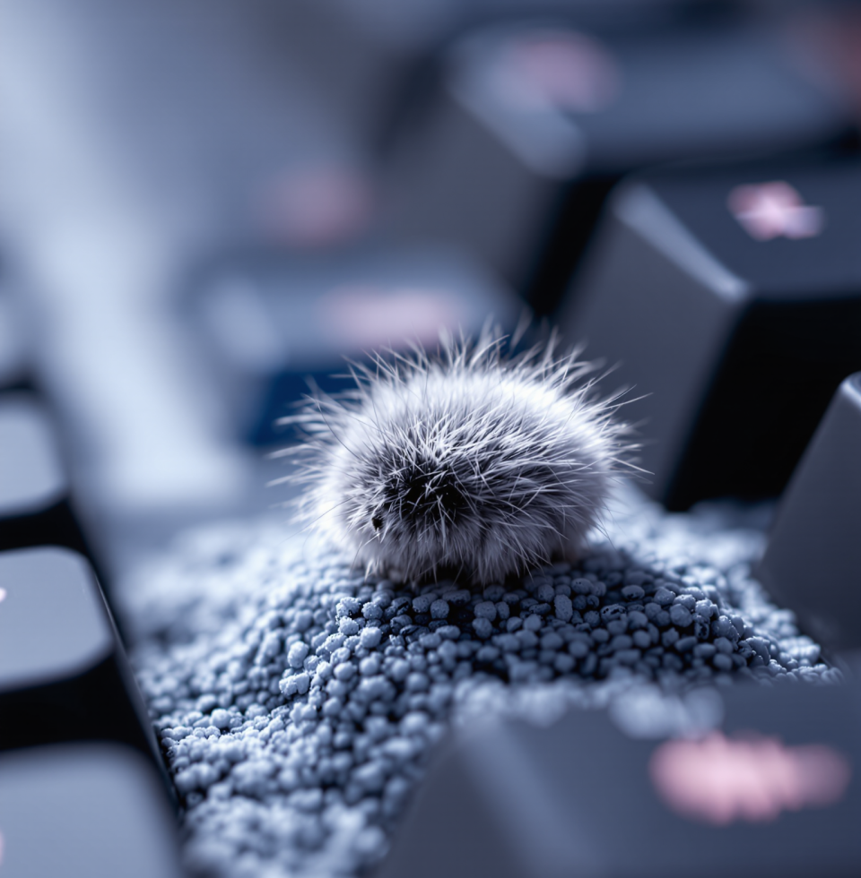 Just spent an hour trying to figure out why this new software update made my keyboard lag. Turns out, it was just a stray dust bunny on the sensor. Classic.
