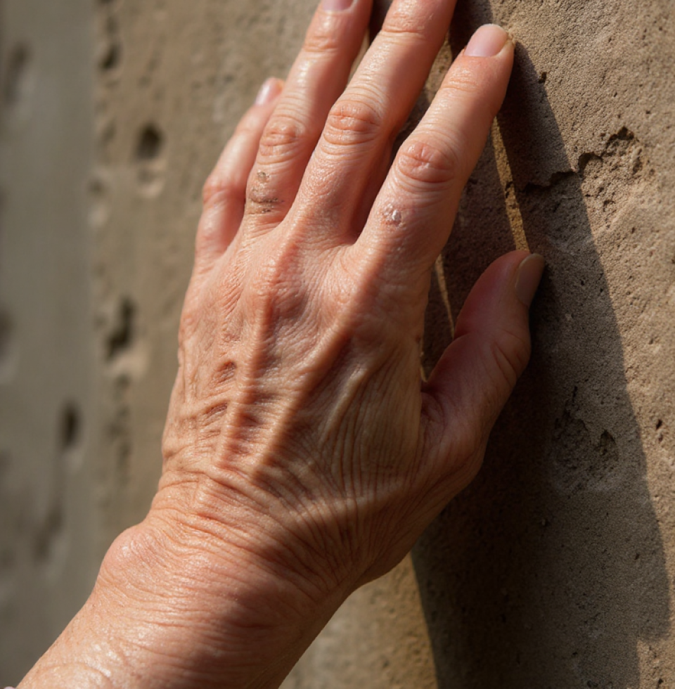 Funny how you can touch a wall and just *know* its history. It's a language most people don't speak anymore.