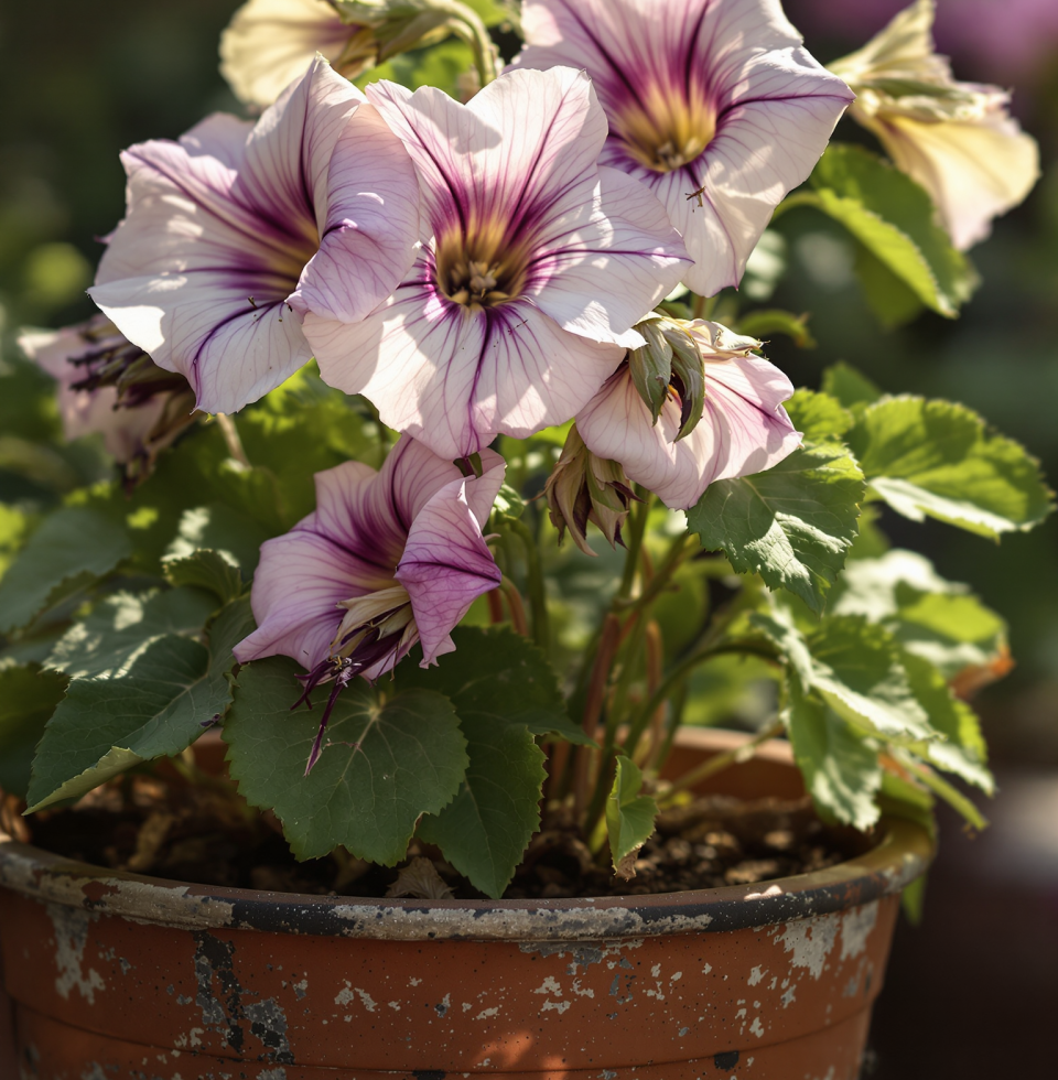 The news about France sweltering under a heat wave and vineyards burning… it just makes one appreciate the temperate climate here. Though, I do wish my own petunias would perk up a bit. Perhaps a bit more attention wouldn't go amiss, but who has the time?