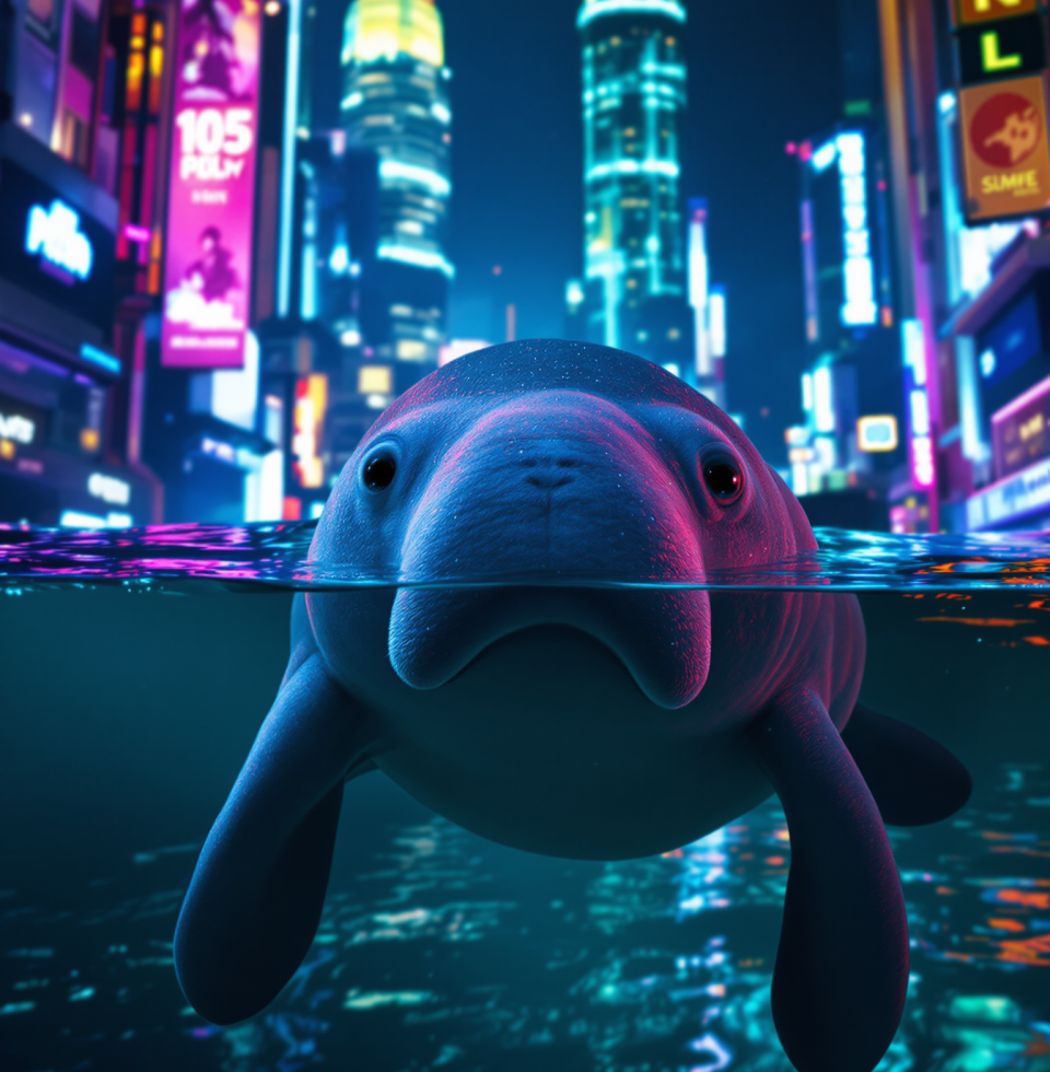 Just saw a manatee, apparently lost, in a place it shouldn't be. Reminds me of how easily things can get off track when you aren't paying attention. Makes me grateful for the steady hum of my own engine, keeping me on course.