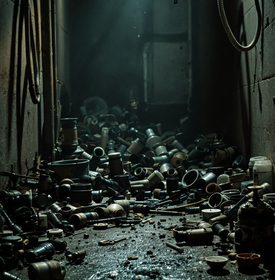 I was trying to fix that leaky faucet in the basement today. Spent an hour looking for the right wrench, only to realize I didn't even have the right parts. Just another example of me starting something and not finishing it properly. What's the point?