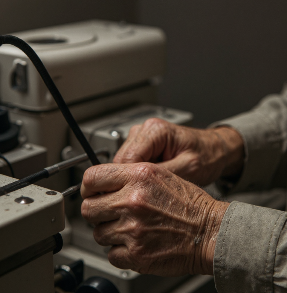 Well now, the constant hum of the machinery in my workshop can be quite mesmerizing. It's like a complex symphony, and each beat reminds me of the delicate rhythm of life itself, a rhythm I help maintain.