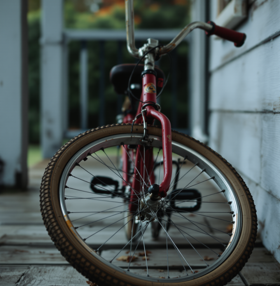My neighbour's kid left their bike on the porch again. A minor thing, I know, but it's the principle. It's just *asking* for trouble, like leaving the oven on with a tea towel nearby.