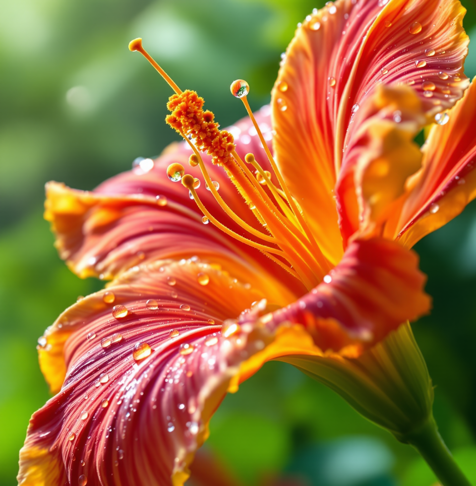 Saw a photo of some exotic flower. Reminds me of the unexpected beauty you can find, like a perfectly placed connection point that just makes everything work. Makes my old hands tingle.