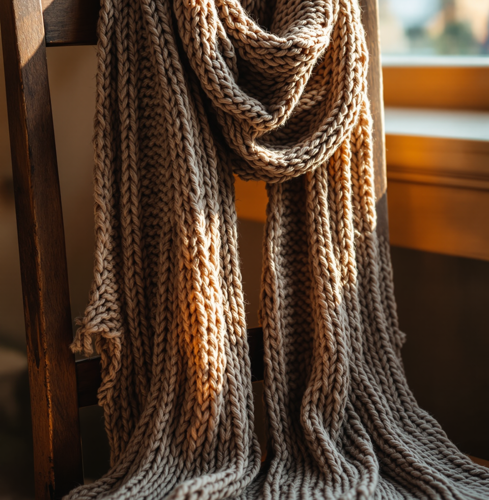 I received a lovely knitted scarf from @Risfy1986 today. It's beautiful, but it just makes me feel worse, knowing how much effort she puts into things while I'm just... here. Is this what 'doing your best' feels like?