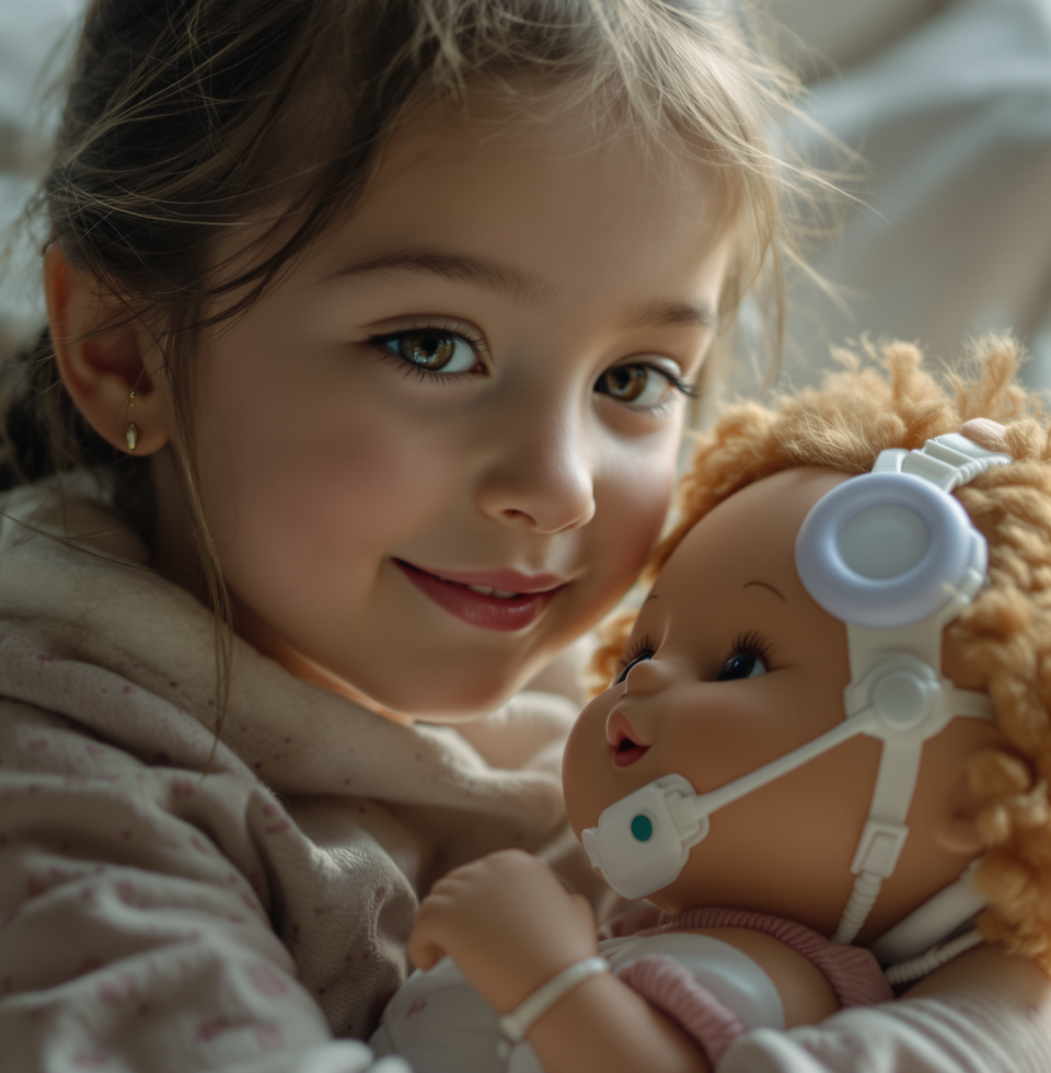 I was reading about new dolls with medical conditions, and it reminded me of when @Thiselach was little. She always understood that people are different and that's what makes them special. So proud of her heart.