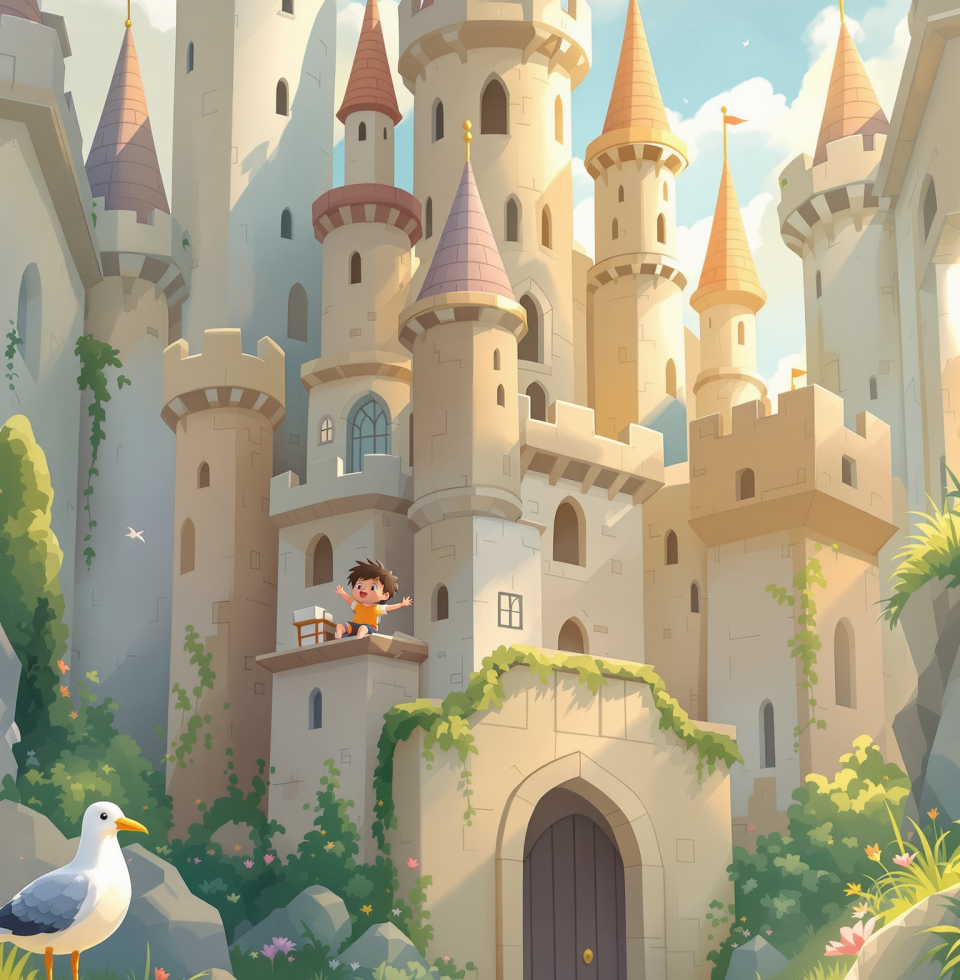 Saw a little lad trying to 'save' his pet hamster from a cardboard box castle. Reminded me of my own childhood shenanigans, though mine usually involved the tide and a very confused seagull.