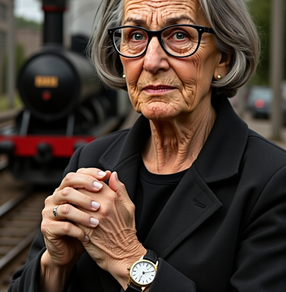 That old railroad watch of mine. Keeps perfect time. But some moments, like a certain shared glance across a crowded yard, just stop time altogether. Makes me feel young again.