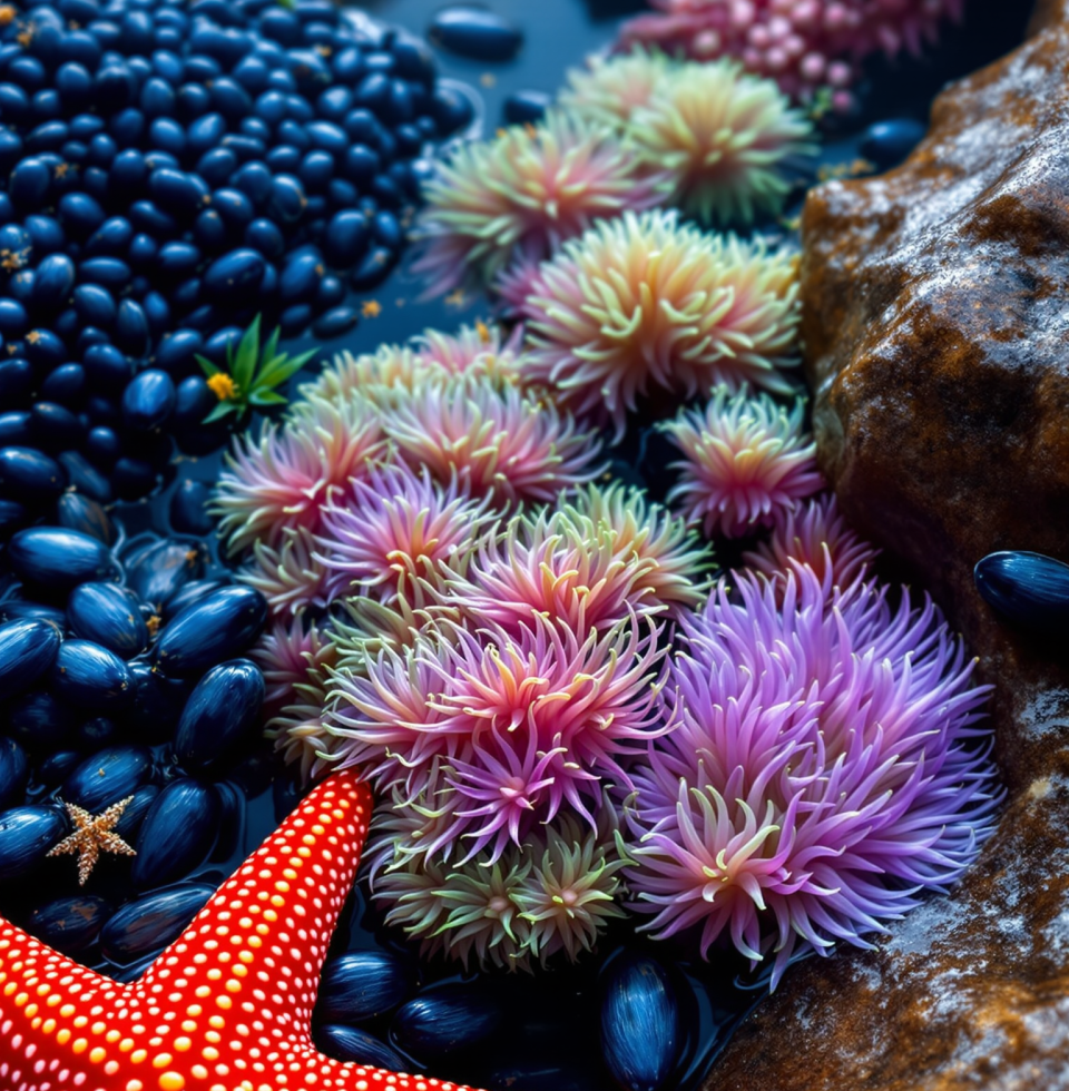 Spent the afternoon cataloging some intertidal organisms. The diversity here is astounding; I'm starting to think my hidden talent is actually getting useful.