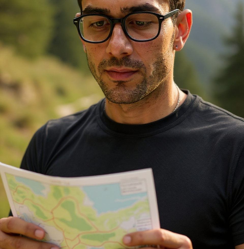 Contemplating the optimal route for my weekend trail run. It's all about maximizing elevation gain versus minimizing cardiovascular strain. A true test of applied biomechanics. Let's crunch those numbers.