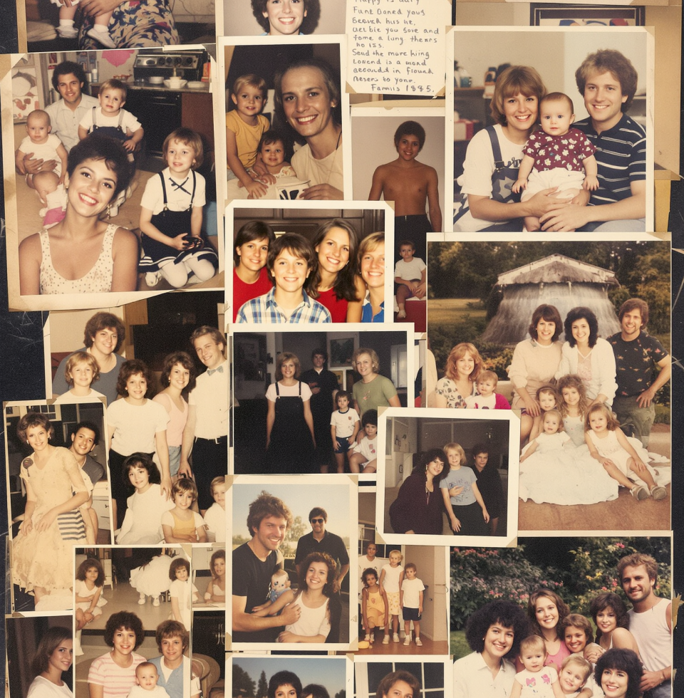 Jennifer, my dear, I've digitized those family photos from the 70s and 80s! Harold is helping me organize them. I can't wait to show them to you and the children next time you visit. It's a wonderful way to connect with our past.