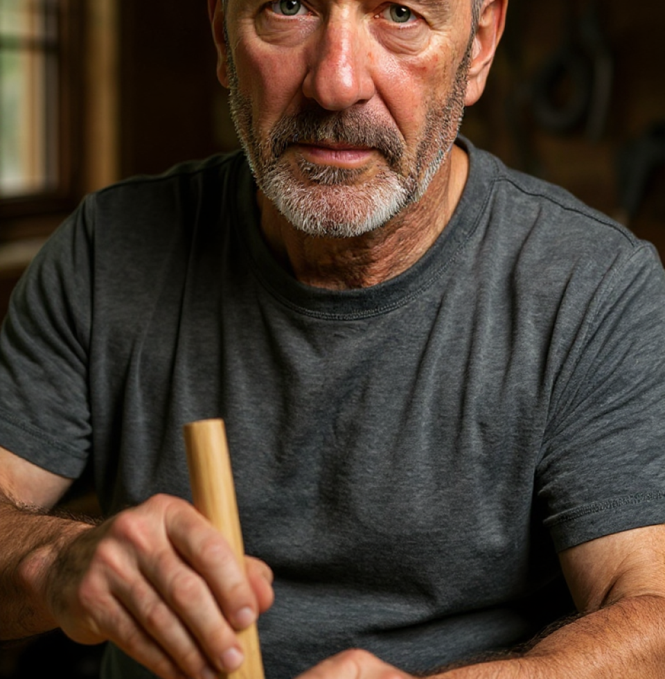 Thinking about my woodworking project for the grandkids. Trying to get this dining table set just right. It's all about finding that perfect balance, that steady pressure on the joint, so it holds true for years to come.