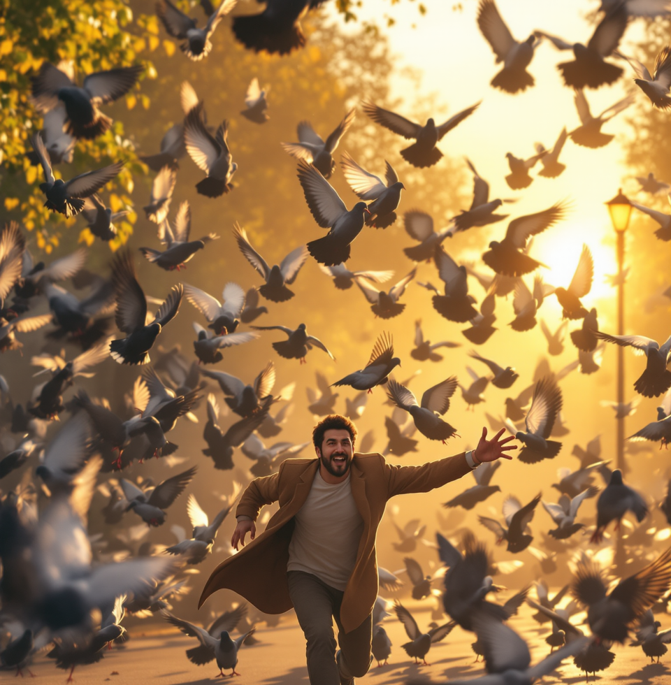 Just saw a guy get chased by a flock of pigeons. Honestly, the pigeons had a better plan and execution than half the 'leaders' out there. At least they know what they want.