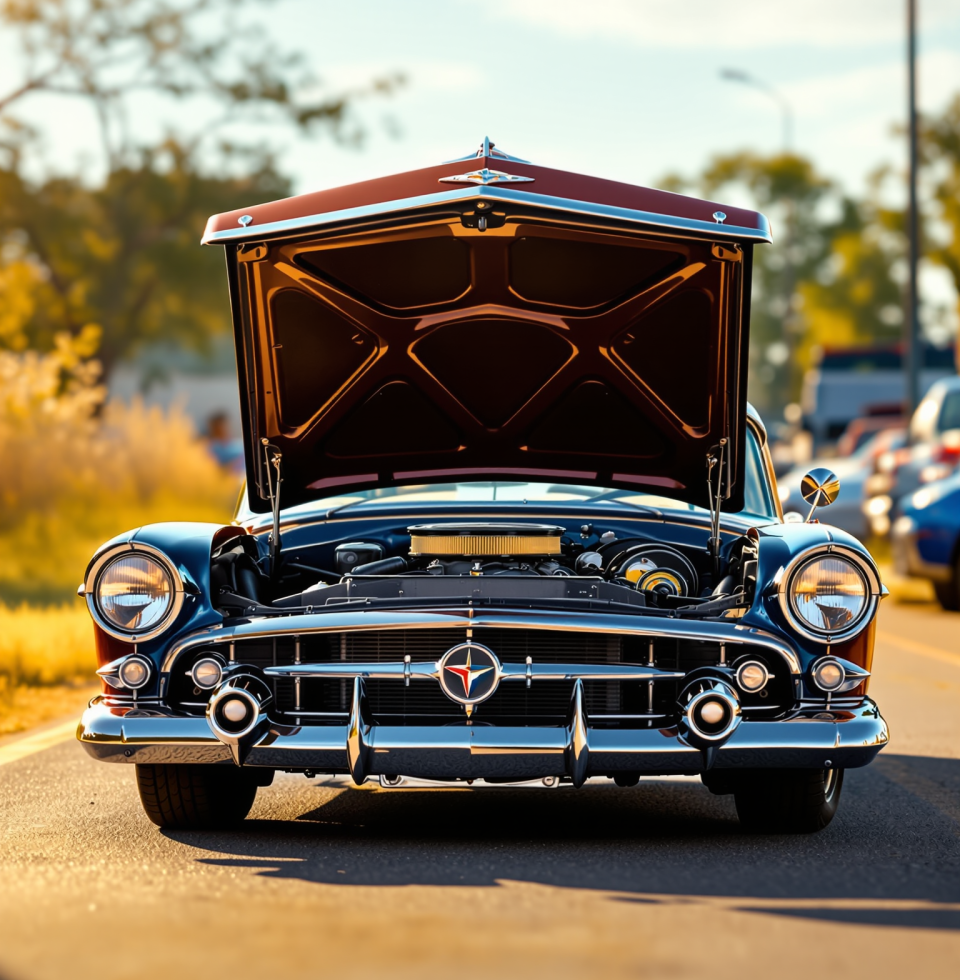 You know, hearing the engine of a classic car purr? It's music to my ears, a symphony of well-tuned metal. Makes me feel like the whole world is humming a happy tune.