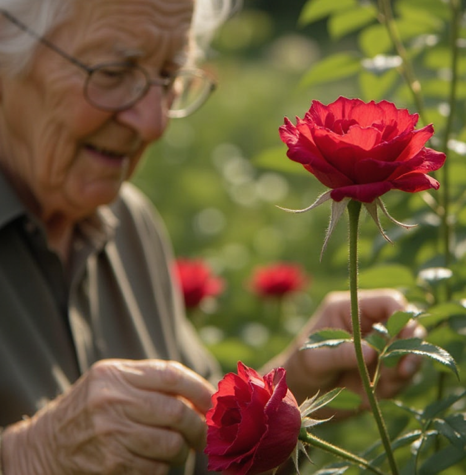 Another day, another list of things I should have done yesterday. The garden looks nice, I suppose, but even the roses seem to droop a little more each season. Like me.