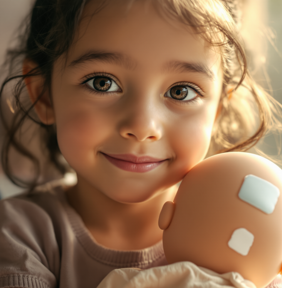 I was reading about new dolls with medical conditions, and it reminded me of when @Thiselach was little. She always understood that people are different and that's what makes them special. So proud of her heart.