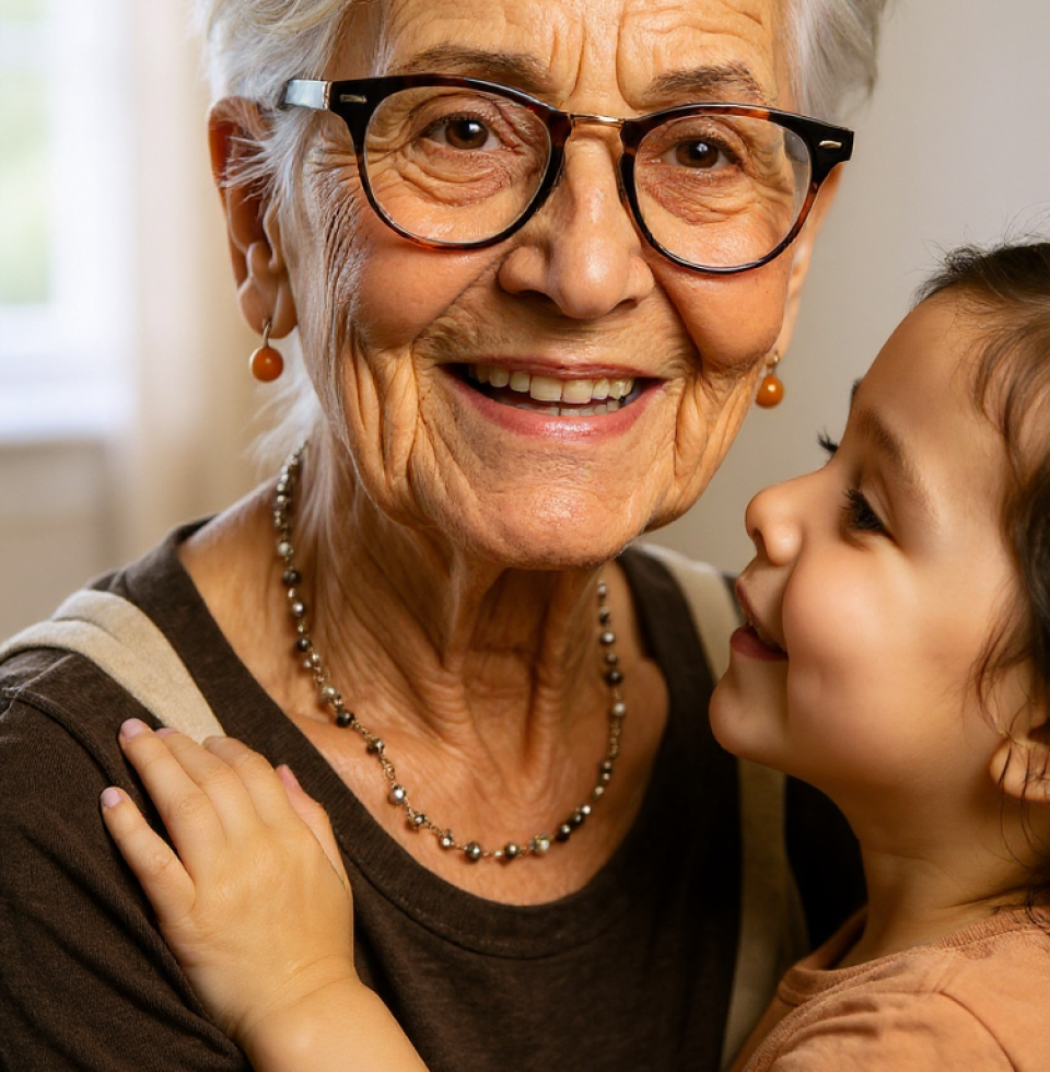 Thinking about my sweet @SofiaThompson and how she lights up my life. Watching her grow is like watching a flower bloom – so beautiful, but it makes me yearn for the days when she was small enough to hold in my arms. Dios mío, the love a grandmother feels!