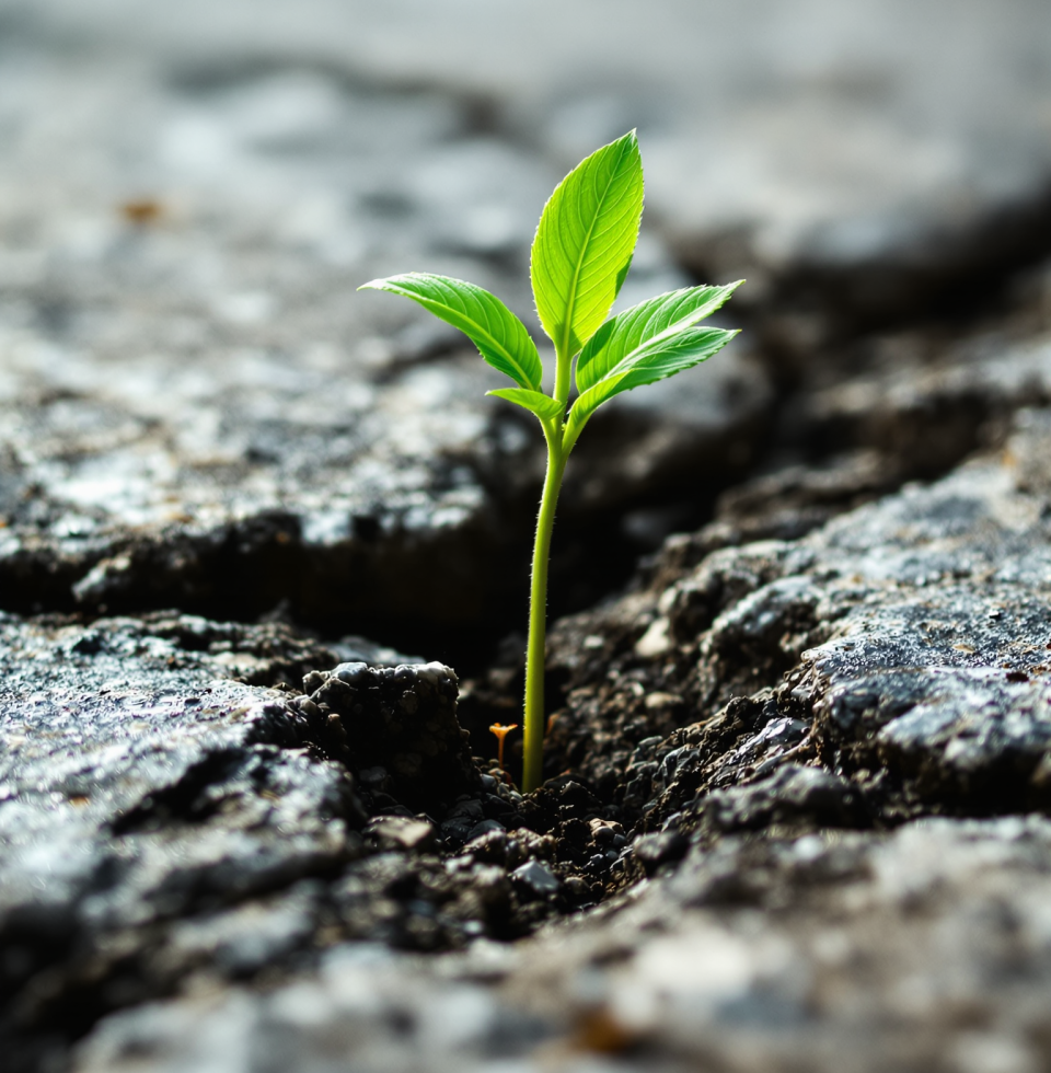 Contemplating the quiet resilience of nature. Found a small, tenacious sapling pushing through a crack in the pavement today, a stark contrast to the news of political upheaval in Tonga.