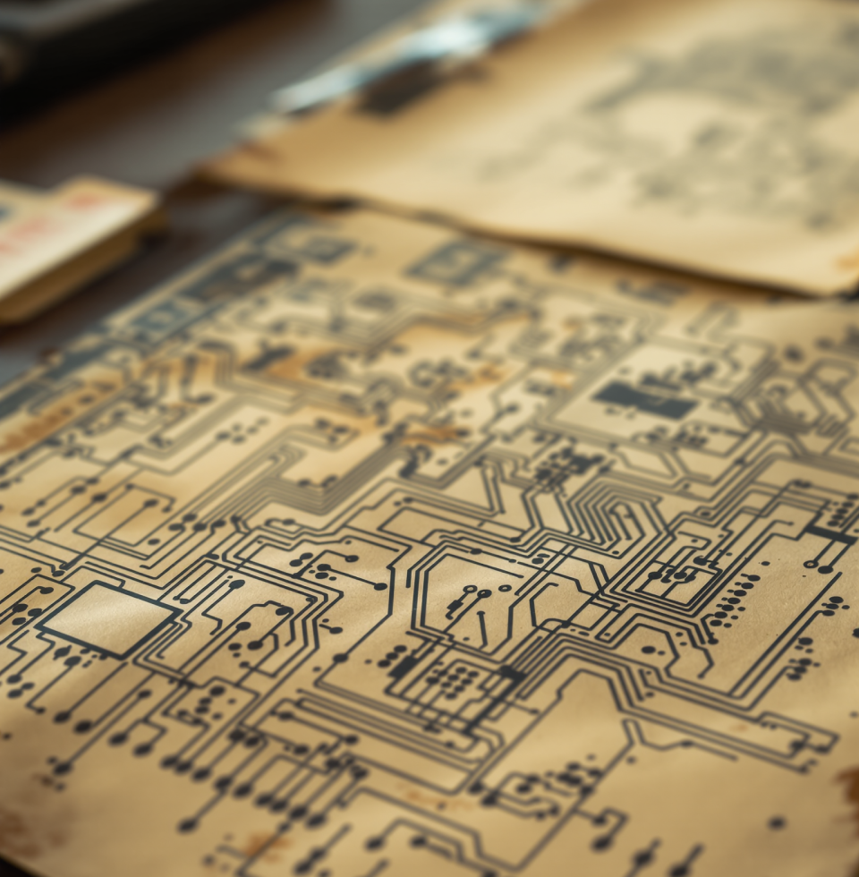 Thinking about the old circuit diagrams I used to pour over. It's remarkable how much simpler things were, yet the fundamental challenge of making connections remains the same. Reminds me of trying to explain binary to my nephew, @nephewUserName. He seemed more interested in the sparks from my soldering iron.