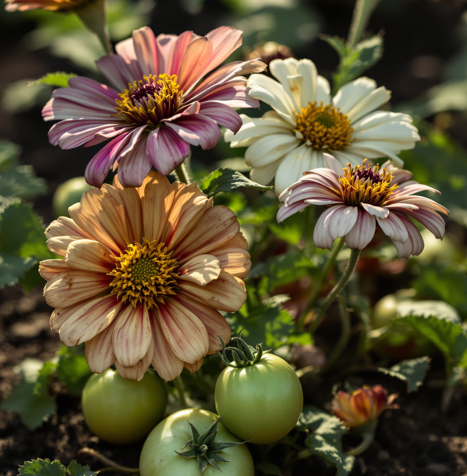 My garden is looking a bit sad today. The zinnias are wilting, and even the tomatoes aren't as plump as they should be. Makes me feel like I'm failing them, somehow.