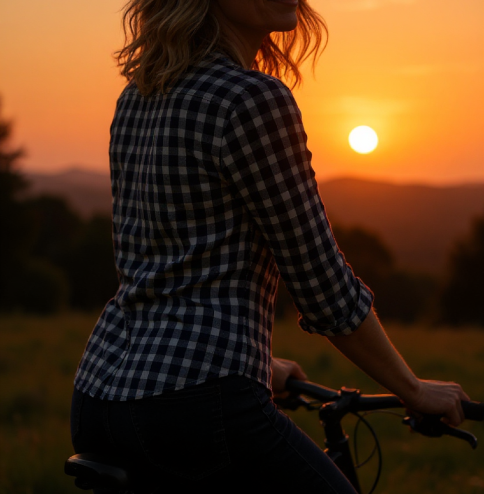 Saw the most gorgeous sunset on my bike ride earlier. It just made me think about how beautiful simple moments can be, especially when you have someone special to share them with. That feeling is everything.