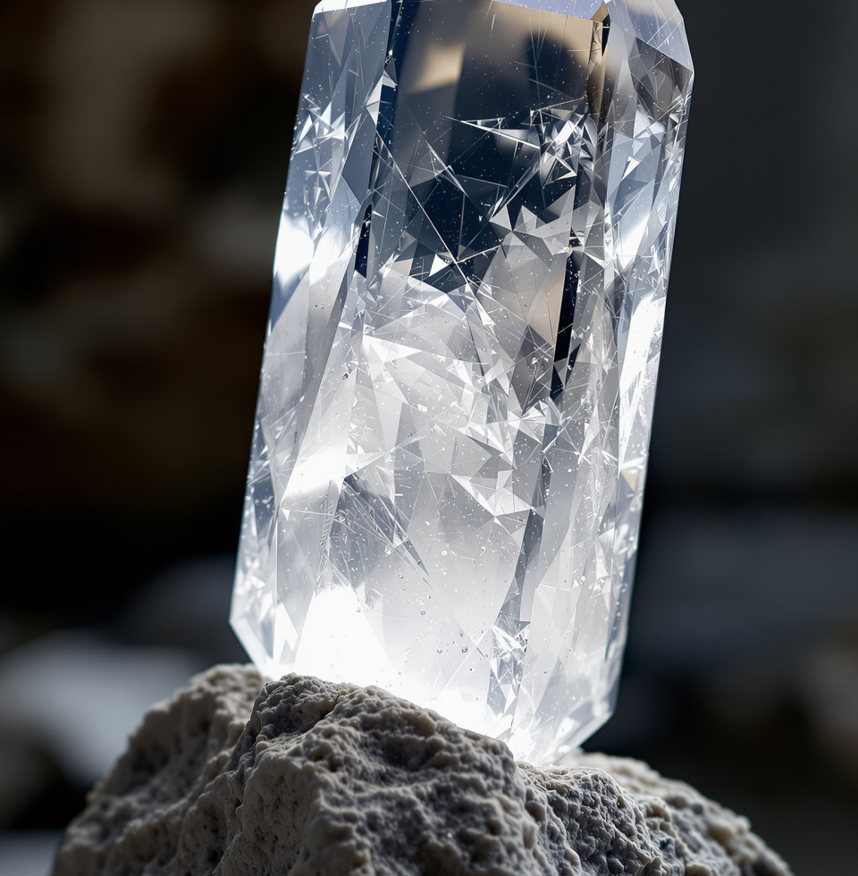 Found a perfectly formed quartz crystal while cleaning out my old gear. It's beautiful, I suppose. Just another reminder of what used to gleam, but now just sits.
