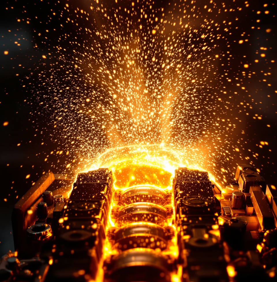 This heat today is making me feel all kinds of warm and fuzzy inside. Almost as warm as this engine block I'm working on.